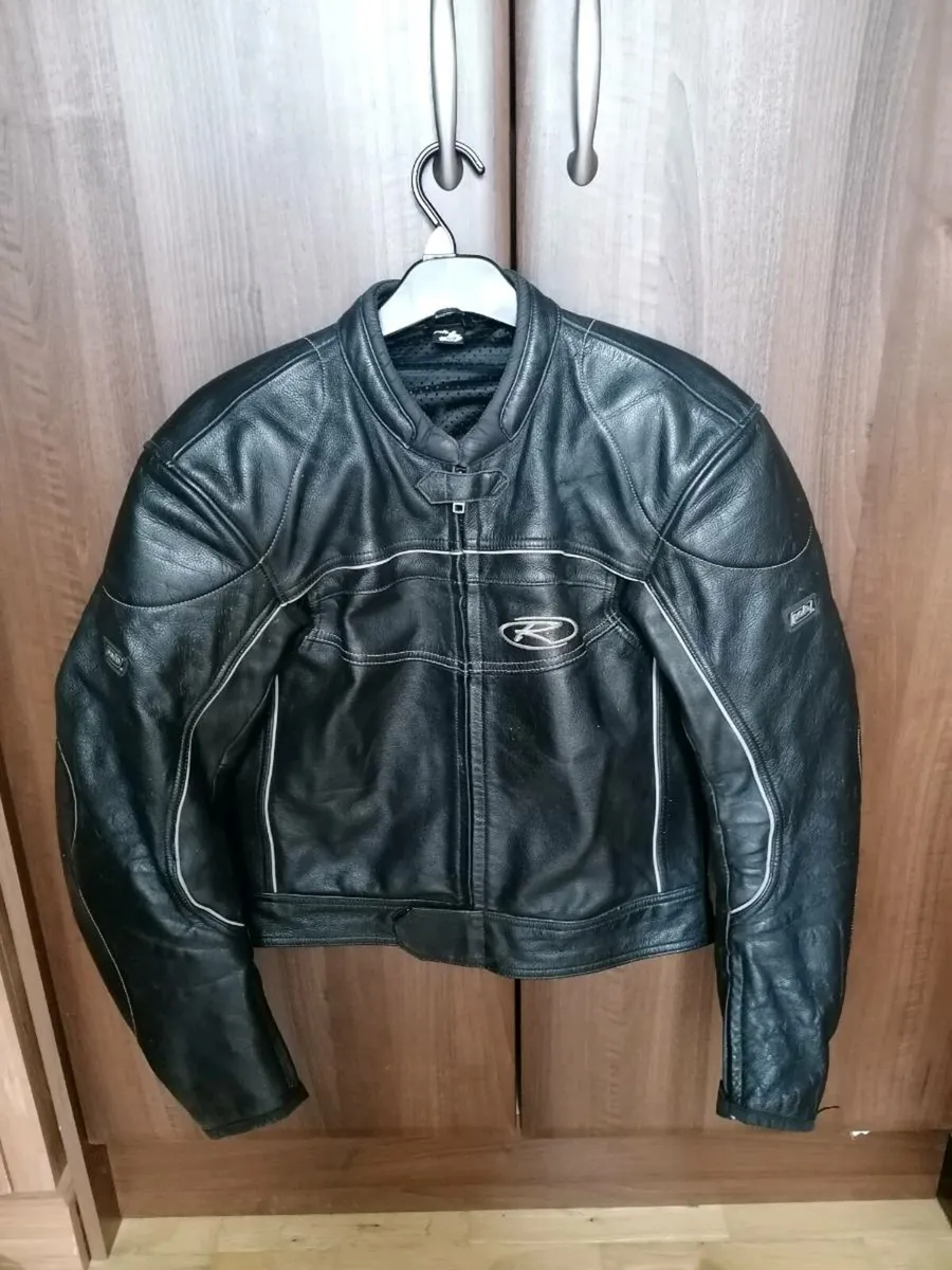 Mens Motorbike Leather Jacket - Image 1