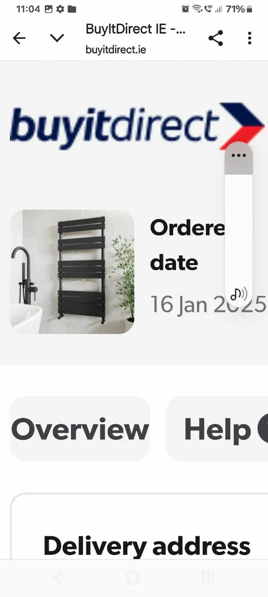 Black towel radiator - Image 2