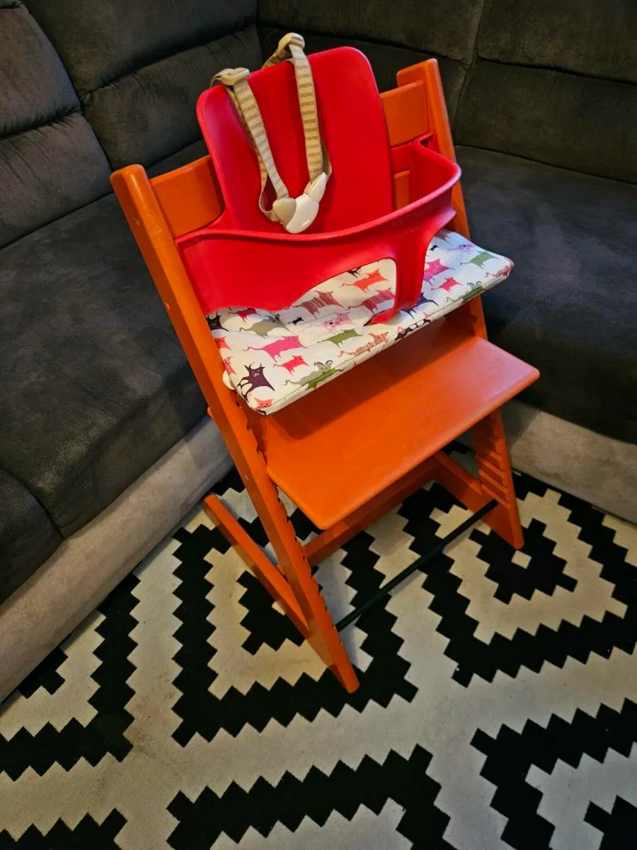 Stokke Tripp Trapp Chair with Accessories - Image 1