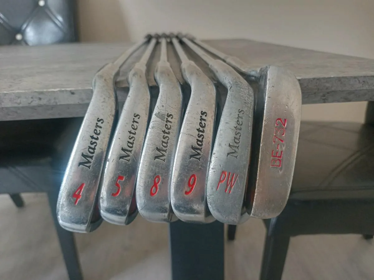 Masters golf irons. Right handed clubs. - Image 1