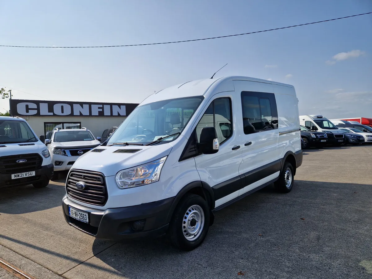 2016 FORD TRANSIT 7  SEATER CREWCAB 2.2L 125BHP - Image 1