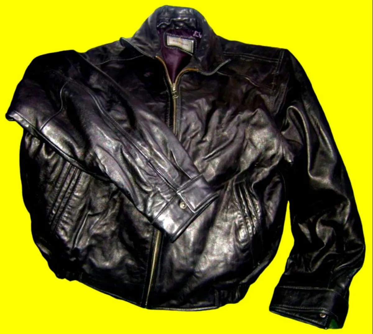 Vintage Leather Jacket - Image 2