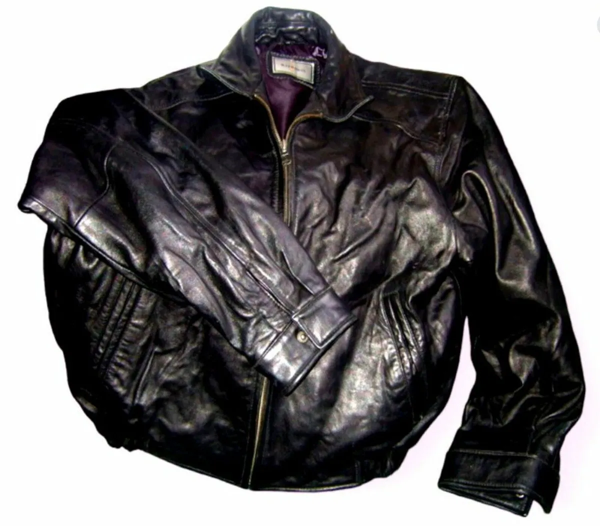 Vintage Leather Jacket - Image 3