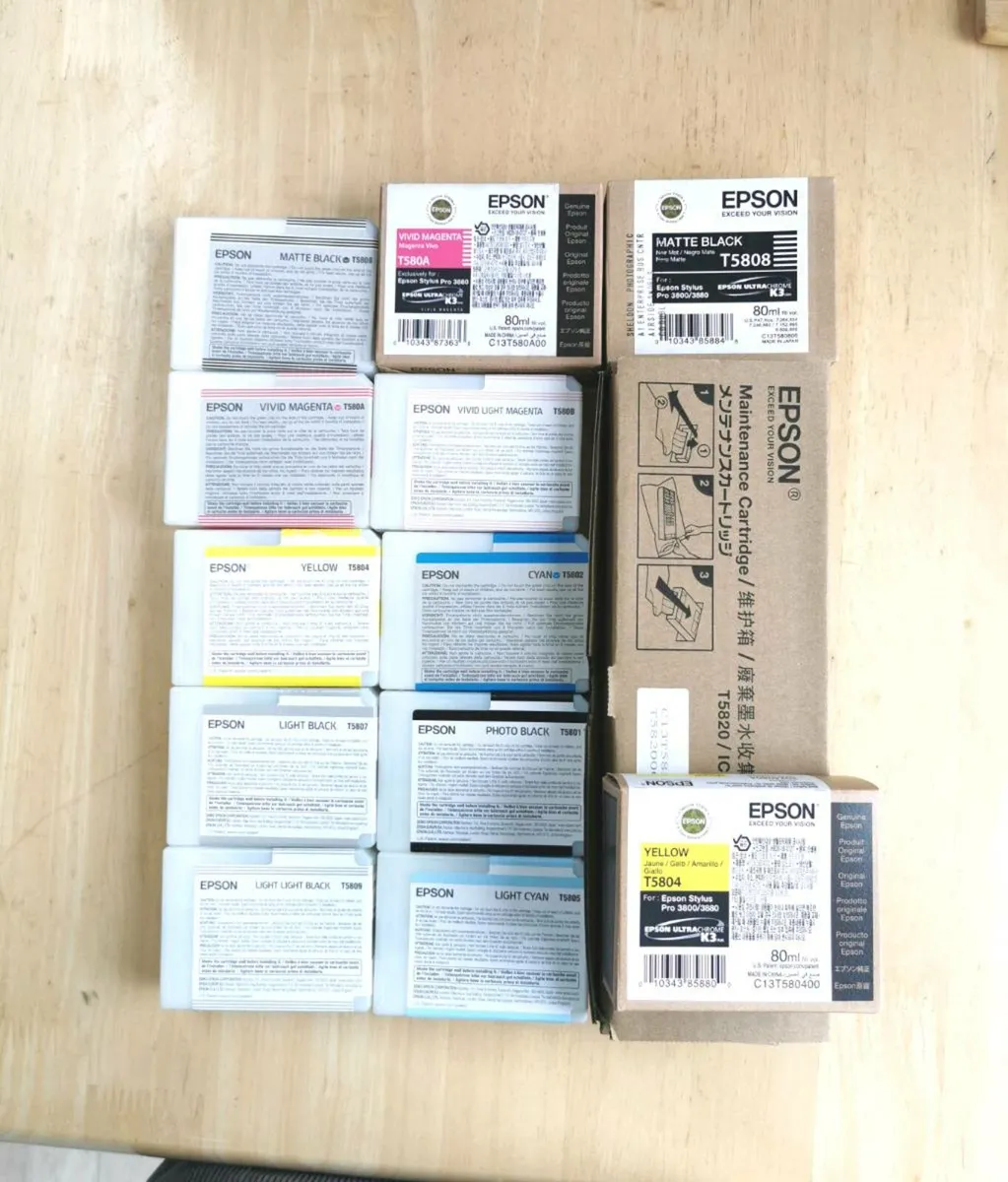 Epson photo printer's inks