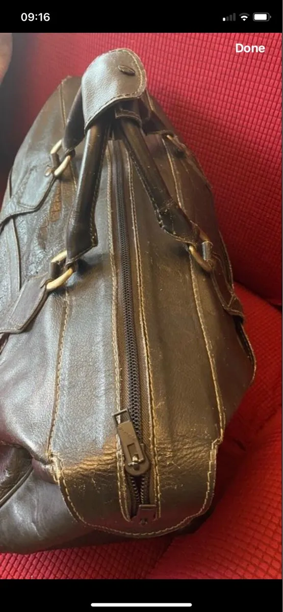 Large Leather Hold All - Image 4