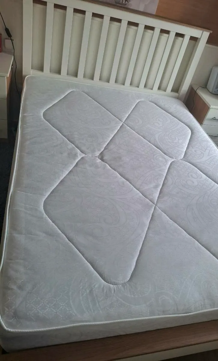 Double bed and mattress - Image 3