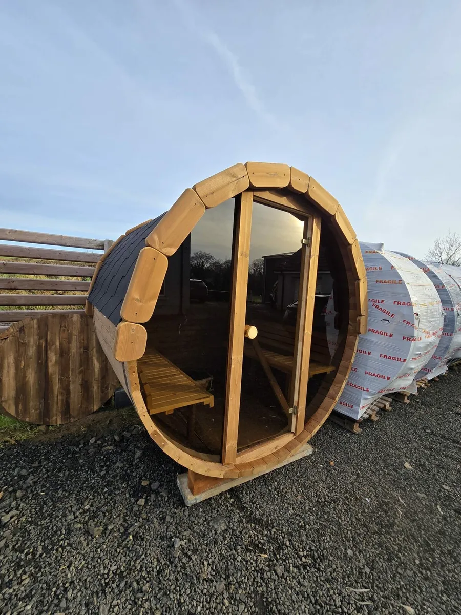 Thermowood Barrel sauna 1.8m - Image 1