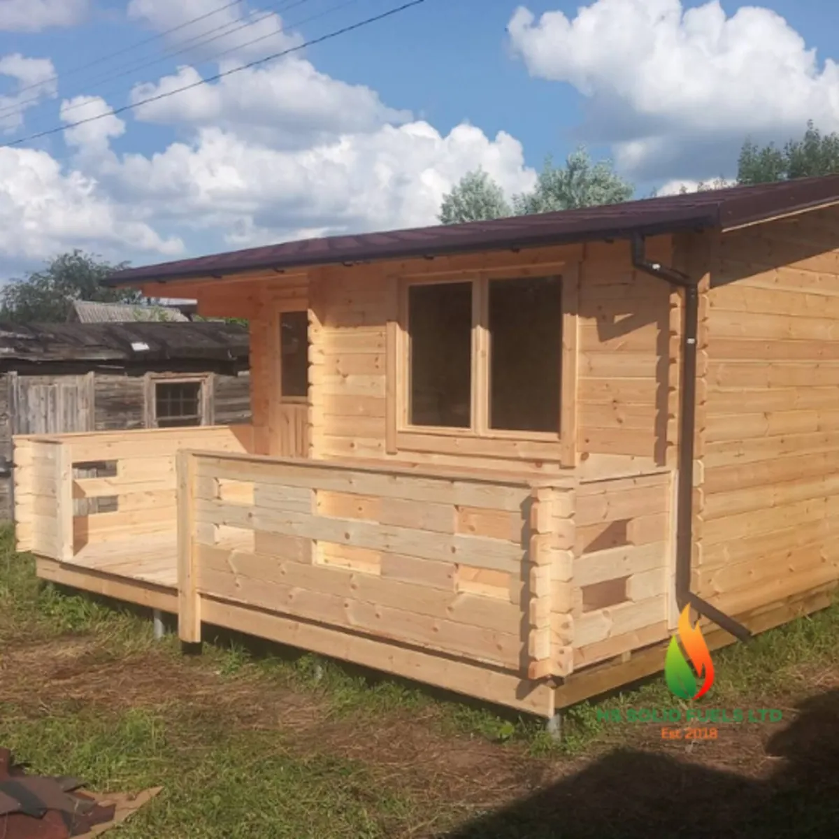 Solid wood cabin "Gloria" 5×5m - Image 4