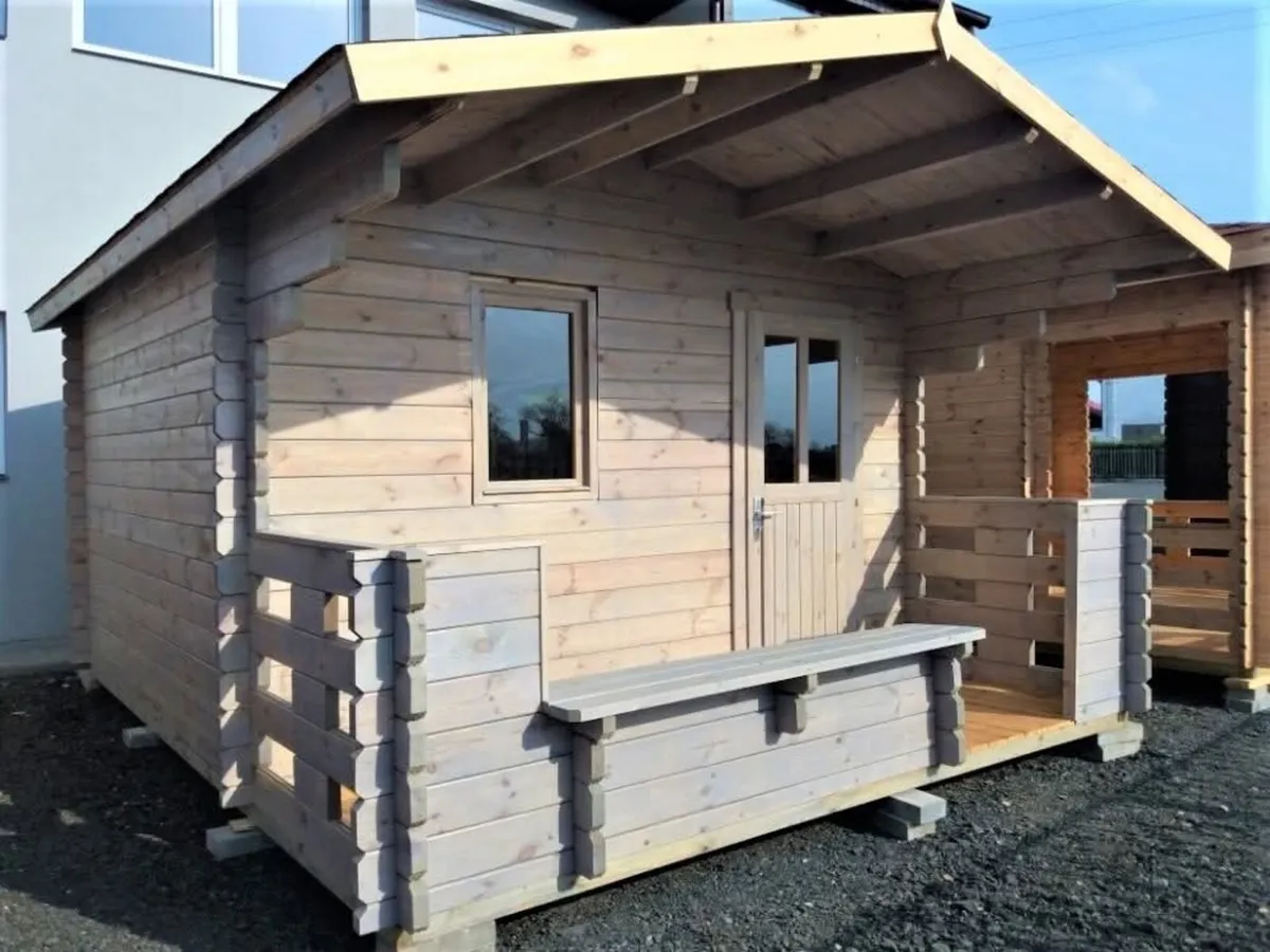 Solid wood cabin "Elsa" 3.6×4.8m - Image 2