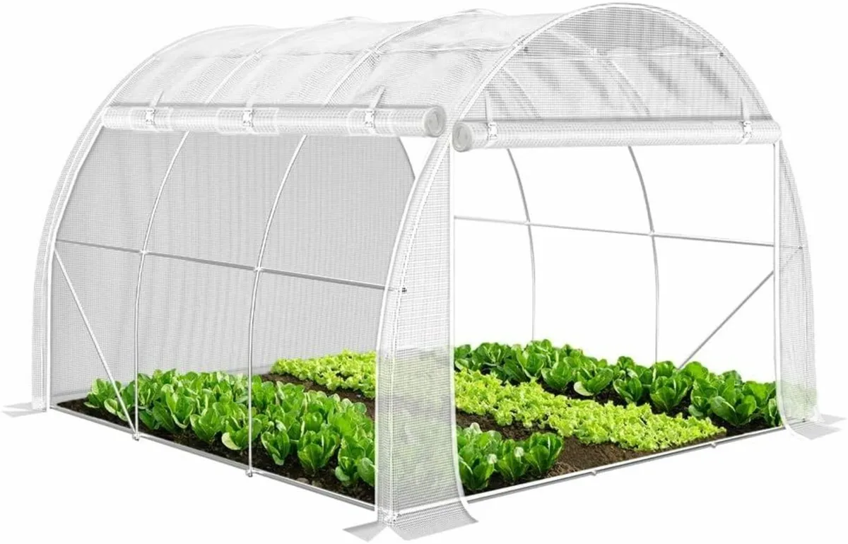 Polytunnel Greenhouse 3x3x2 m 9m² Poly Tunnels - Image 2
