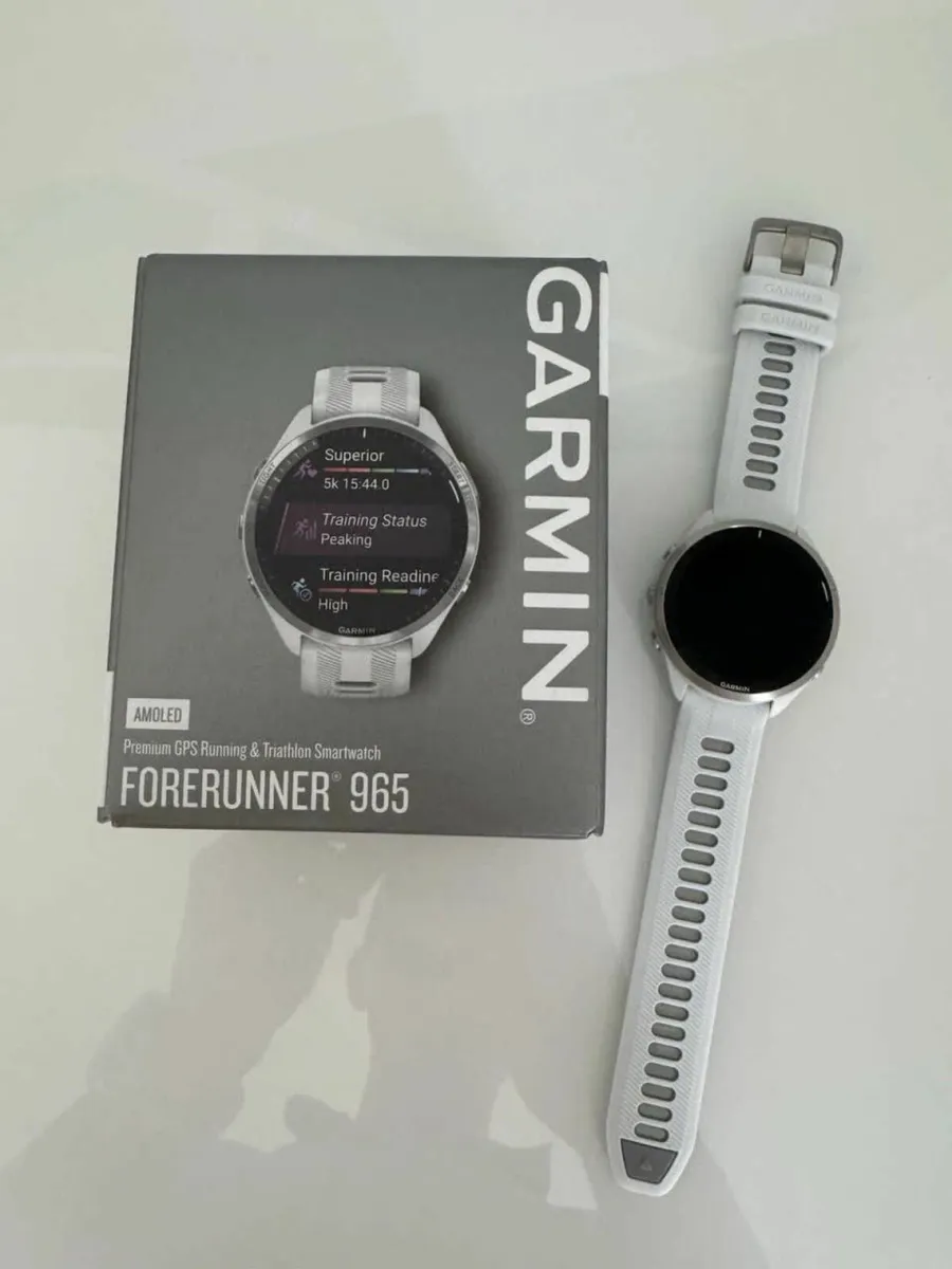 Gаrmin Forerunner 965 white silver AMOLED - Image 1