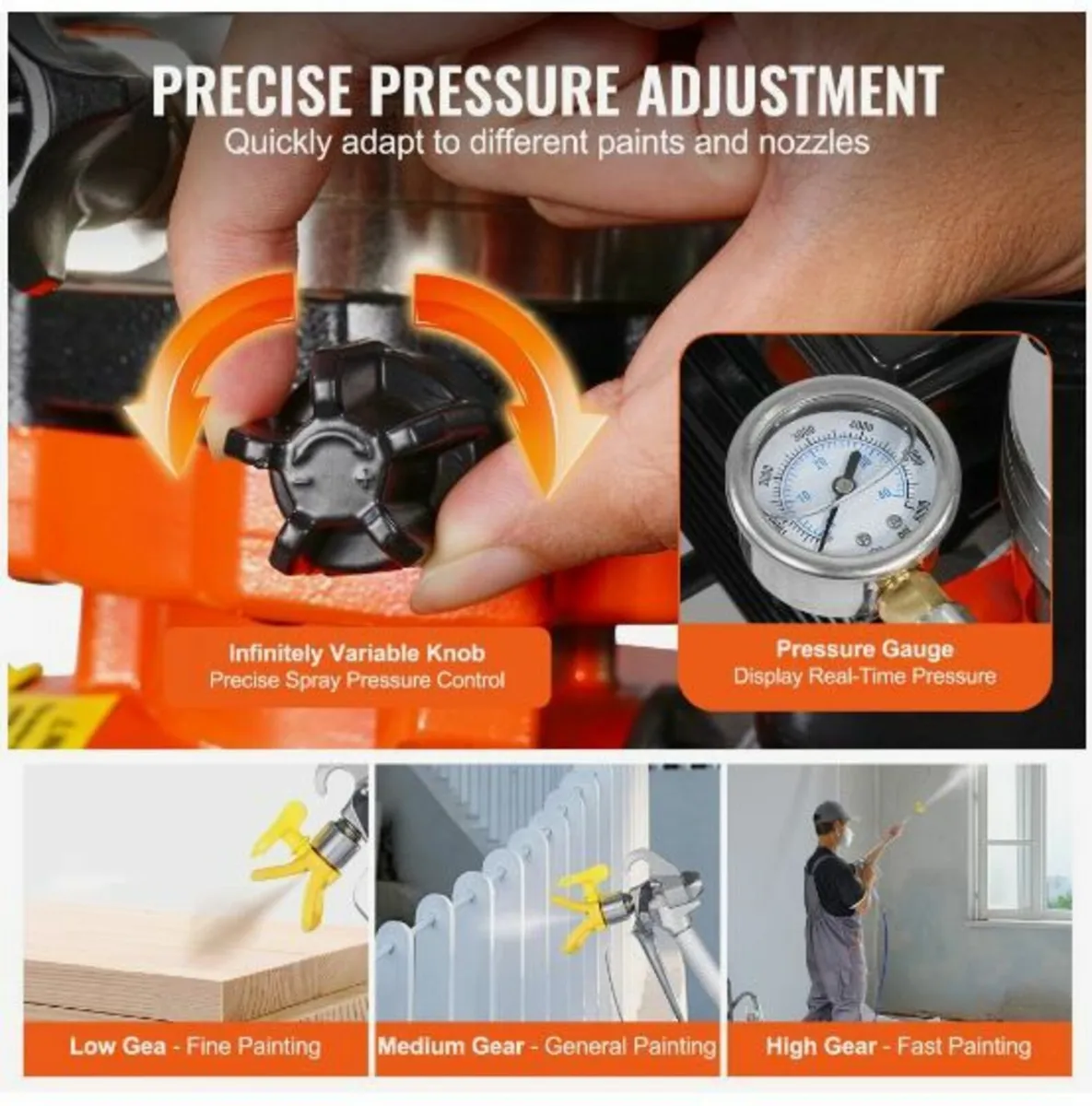 Cart Airless Paint Sprayer Diaphragm Paint - Image 3