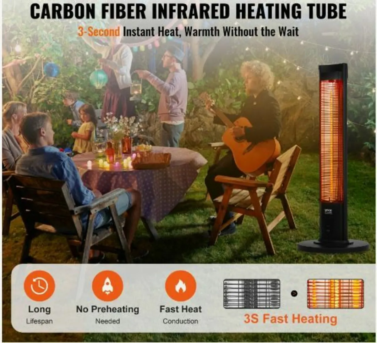 Infrared Heater 2000W Electric Space Heater - Image 4
