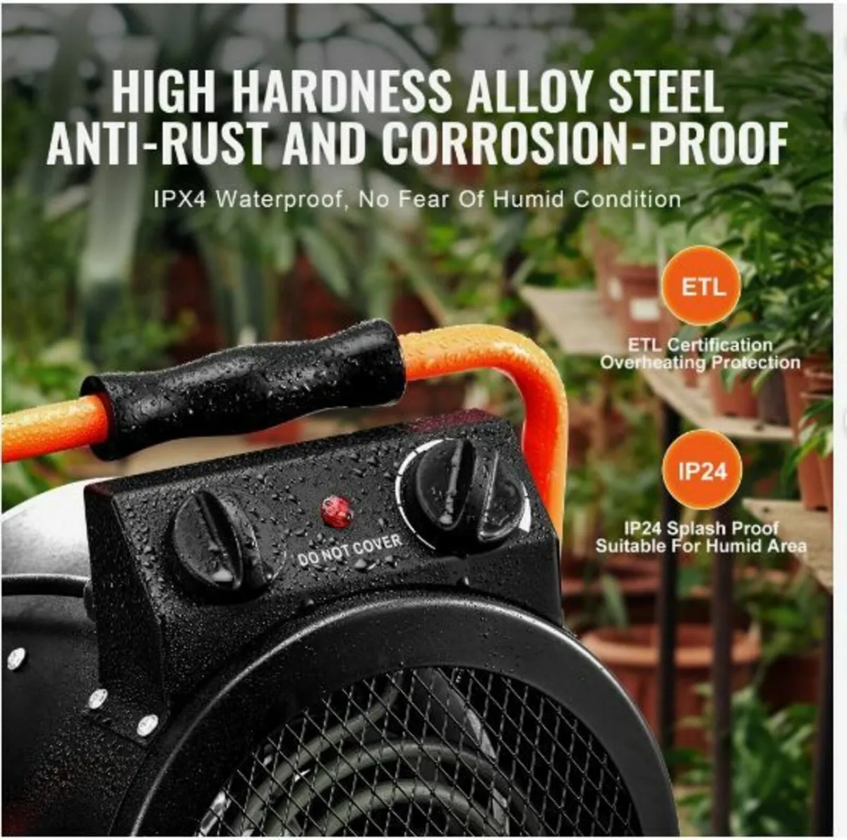 Greenhouse Heater 2000W Fast Heating - Image 3