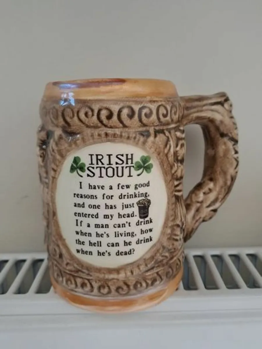 Vintage Irish beer mug - Image 1