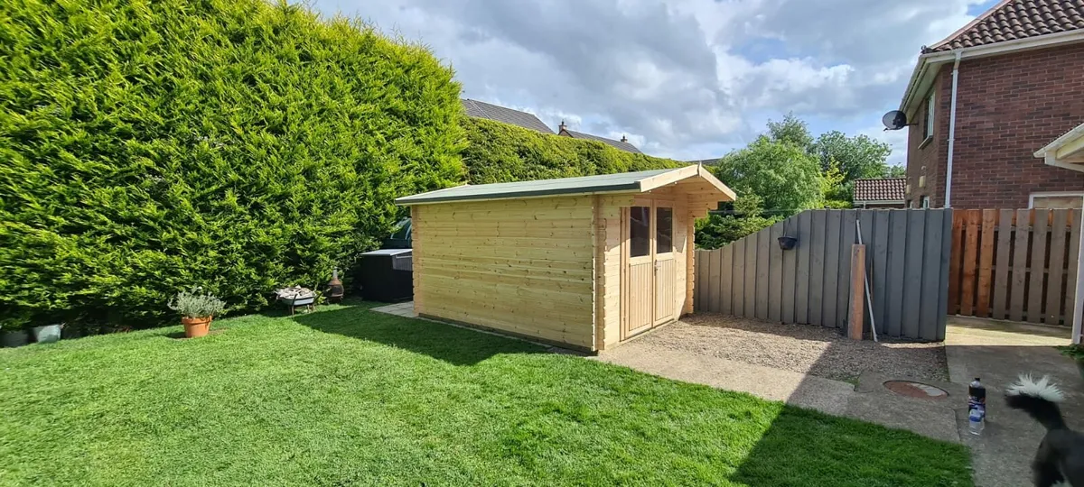 Solid wood cabin "Pegas" 3×4m - Image 2