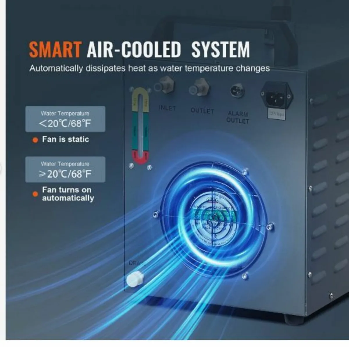 Industrial Water Chiller CW-3000 Air-cooled Indus - Image 3