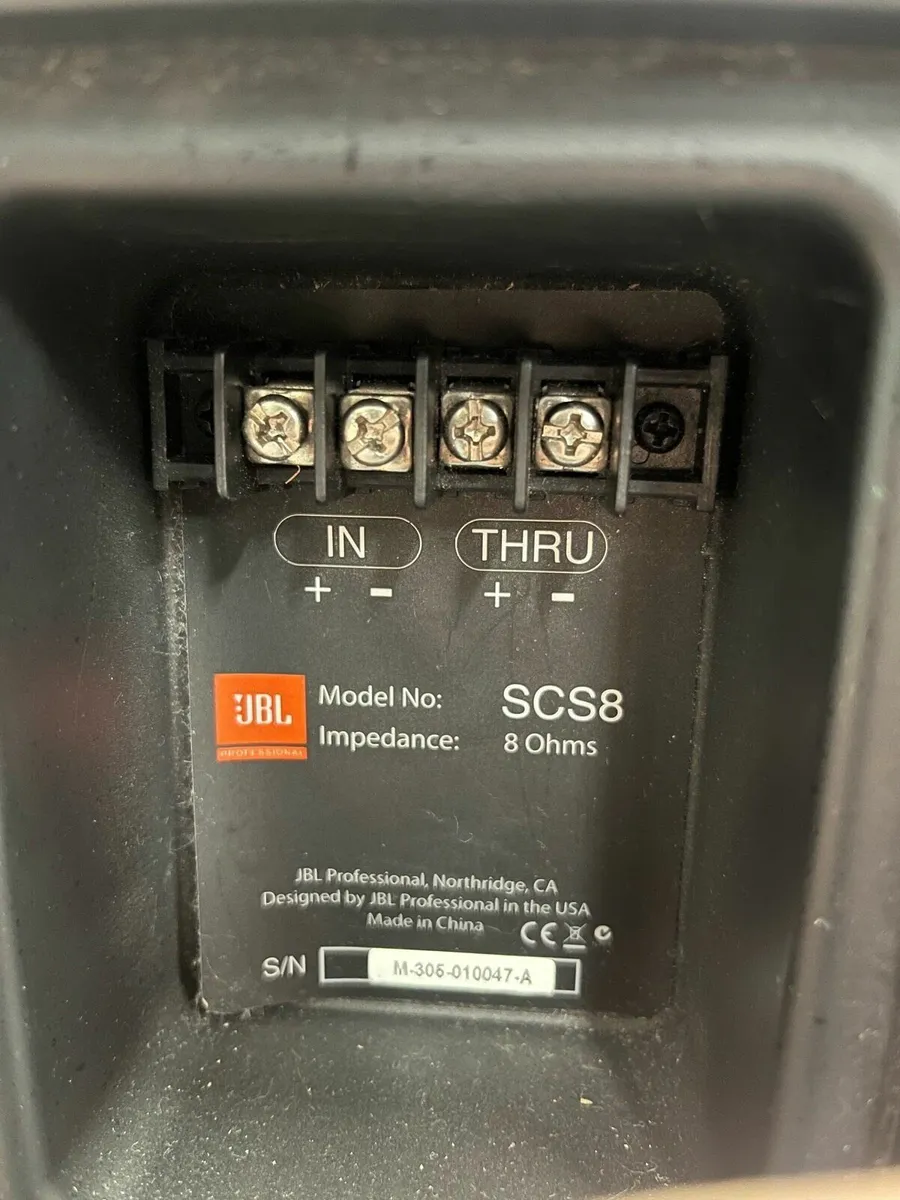 JBL SCS8 Cinema Speakers - Image 3