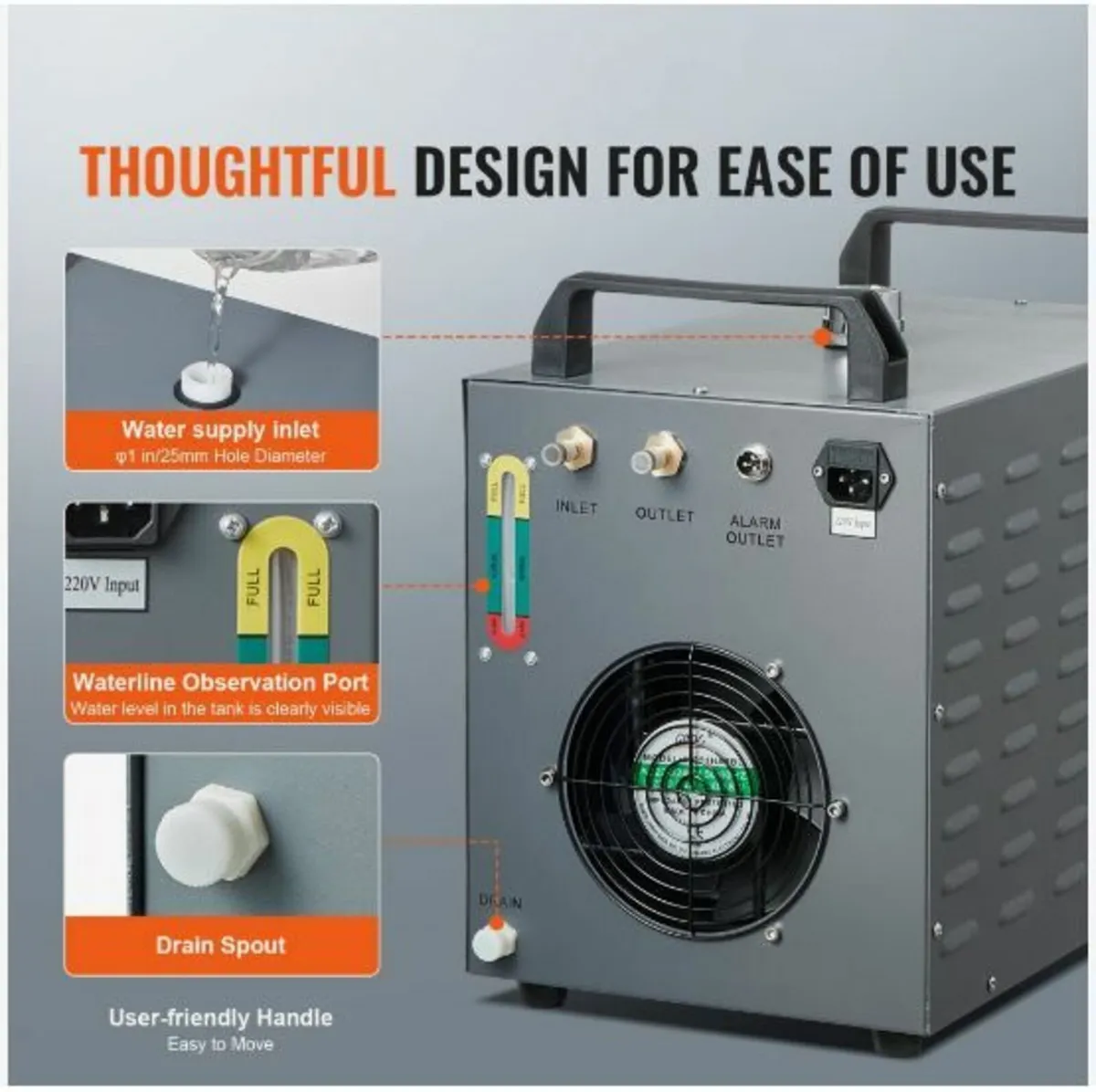 Industrial Water Chiller CW-3000 Air-cooled Indus - Image 4