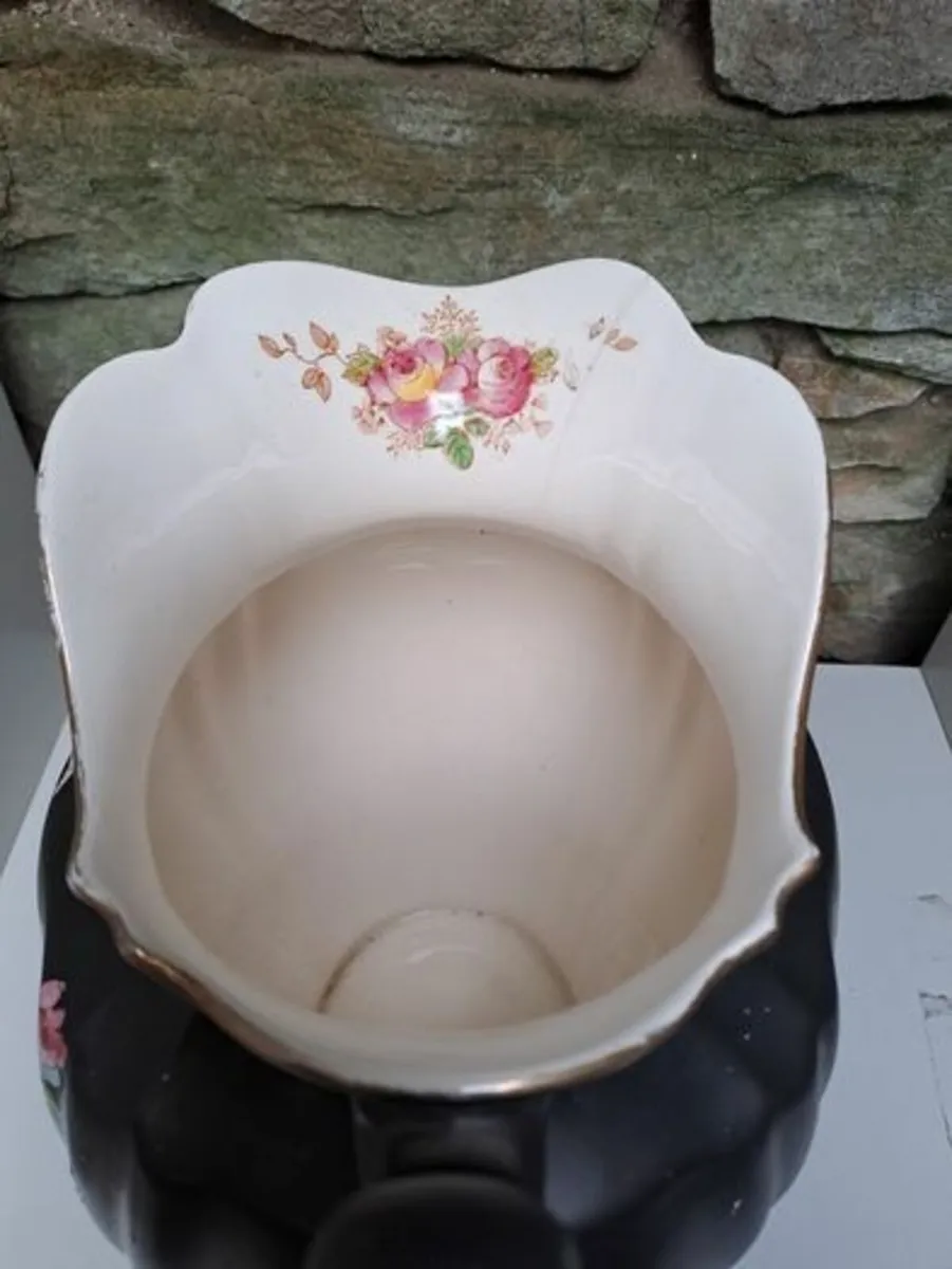 Large Antique Crown Devon Fielding water jug - Image 4