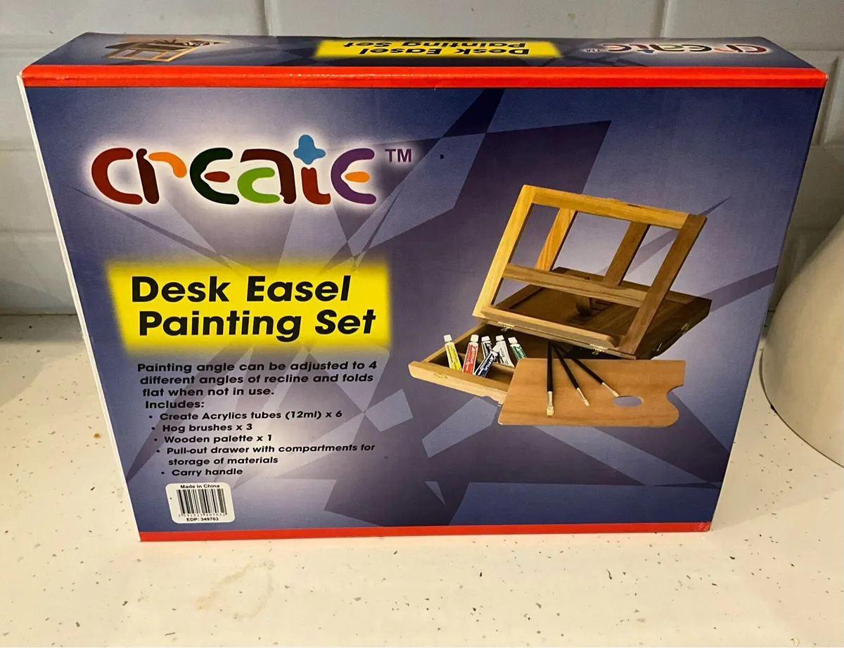 Desk Easel Painting Set. -  CREATIC - Image 1