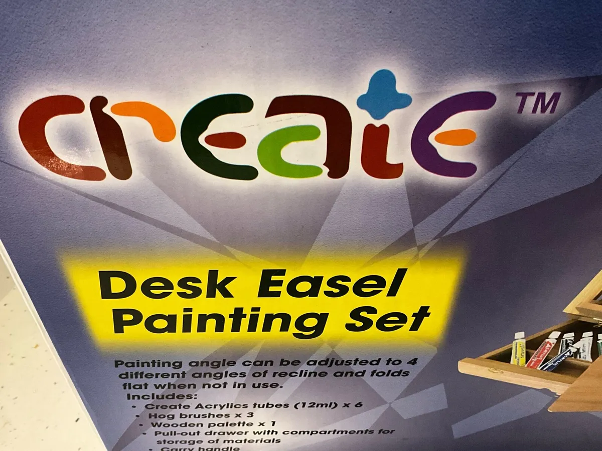 Desk Easel Painting Set. -  CREATIC - Image 2
