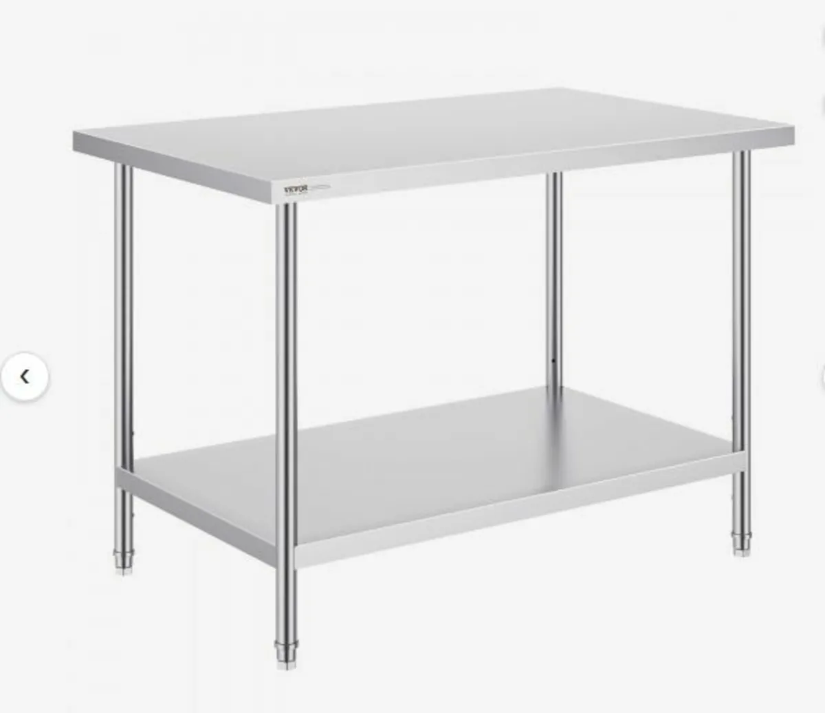 Stainless Steel Work Prep Table - Image 1