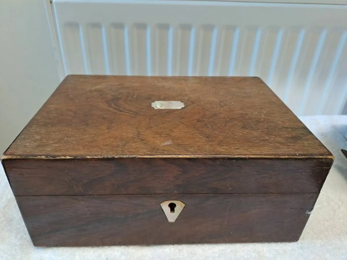 Antique jewellery box - Image 1