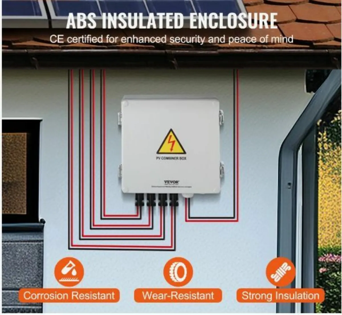Solar PV Combiner Box 4 String 10A for Solar Panel - Image 2