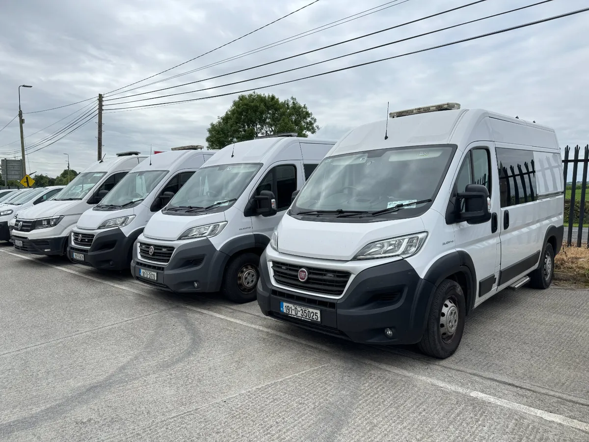 UNRESERVED EX RSA DUCATO/VW CRAFTER OFFICE VANS - Image 1