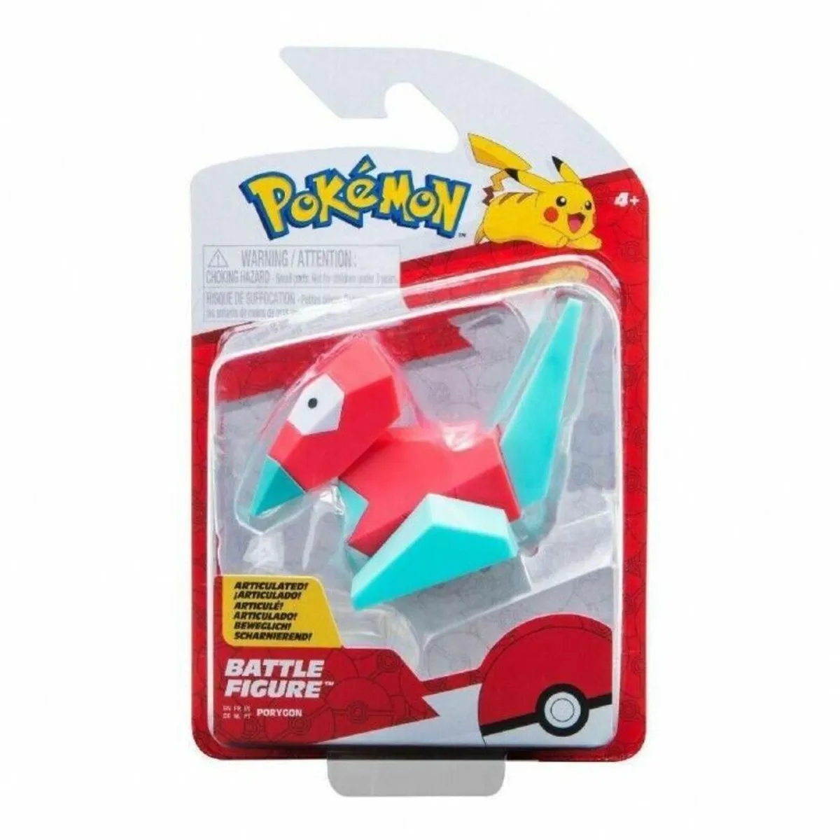 Pokemon Porygon Battle Action Figure - Image 1