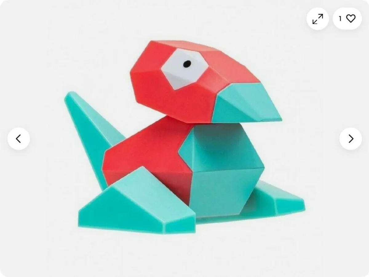 Pokemon Porygon Battle Action Figure - Image 3