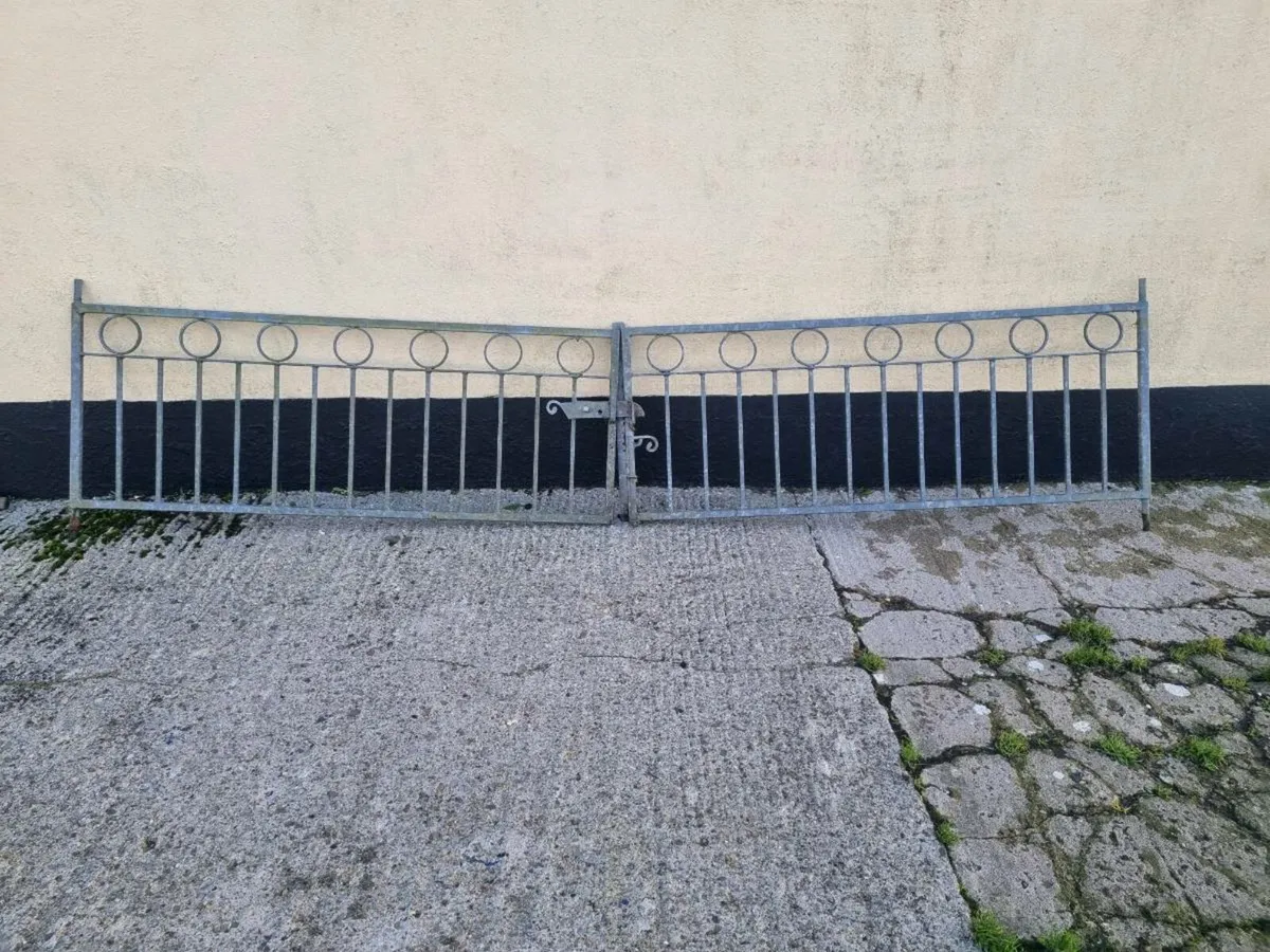 galvanized gate
