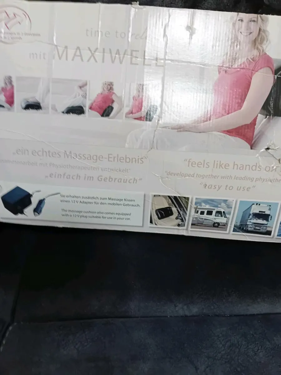 MASSSGE CUSHION NEW BOXED - Image 1