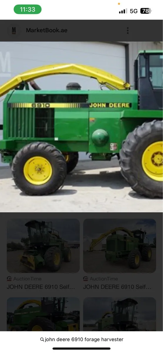 Wanted wholecrop head for 6910 John Deere - Image 3