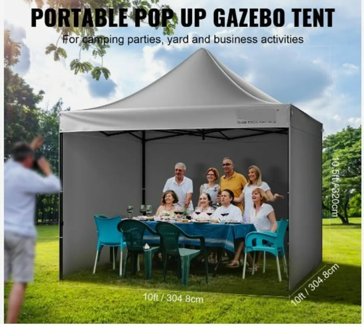 Pop Up Canopy Tent Outdoor Gazebo Tent - Image 2