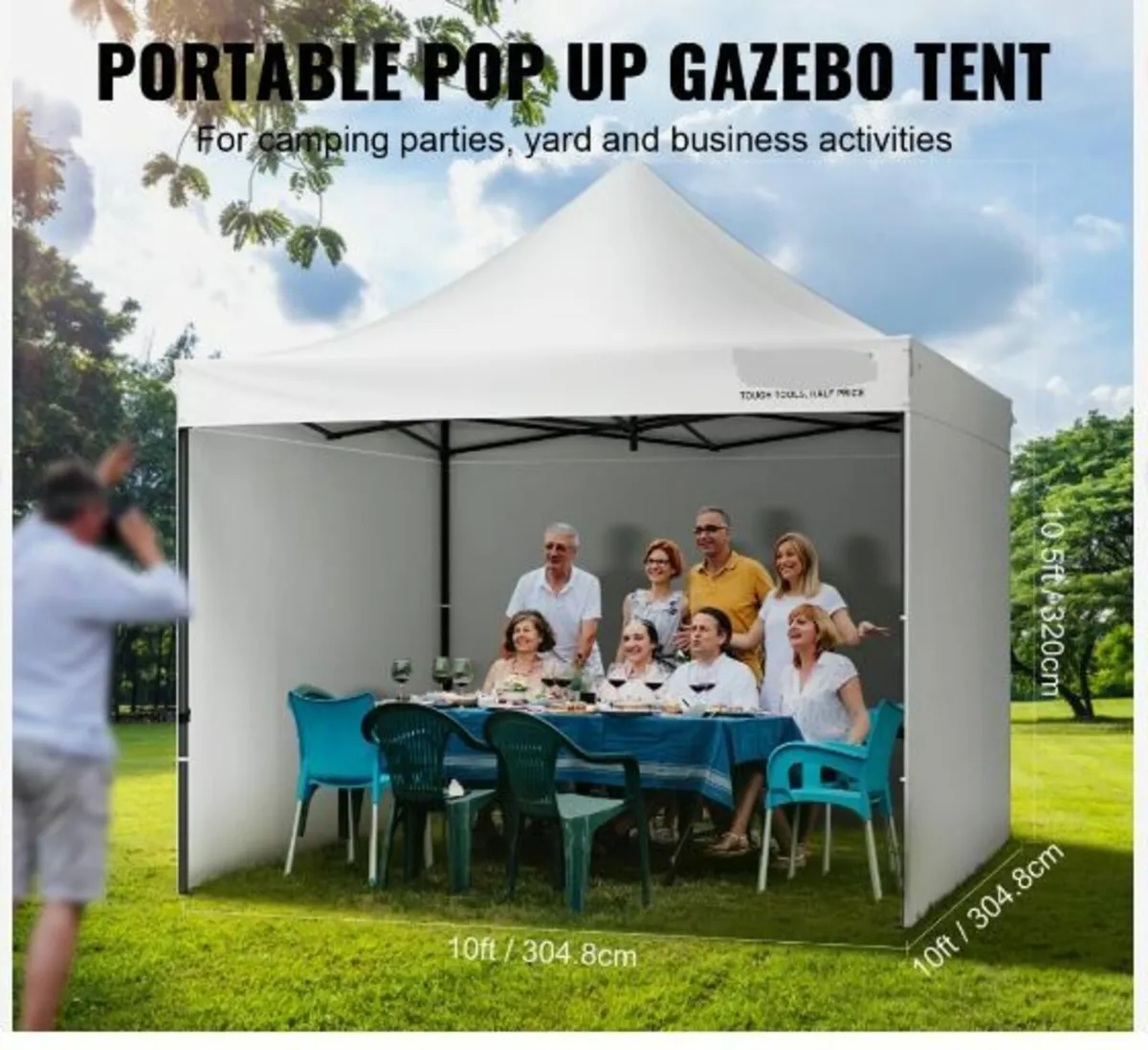 Pop Up Canopy Tent Outdoor Gazebo Tent - Image 2