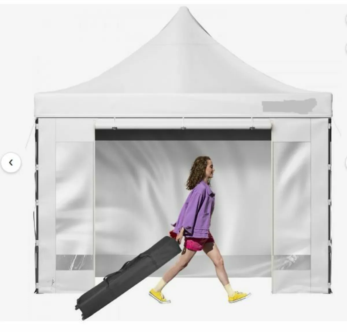 10 x 10 FT Pop Up Canopy Tent, Outdoor Patio Gaze - Image 1