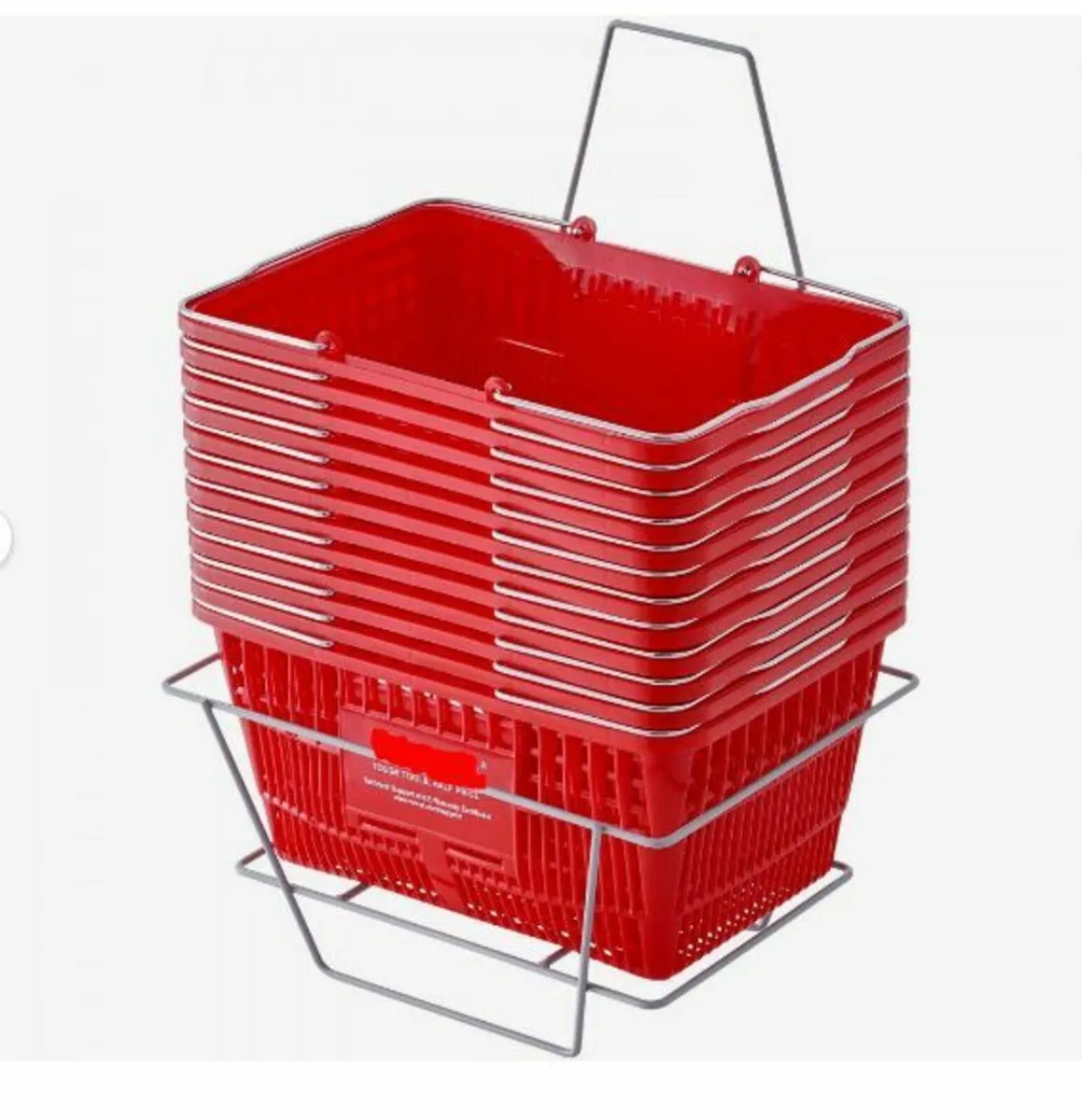 Shopping Basket Grocery Basket 12PCS 21L - Image 1