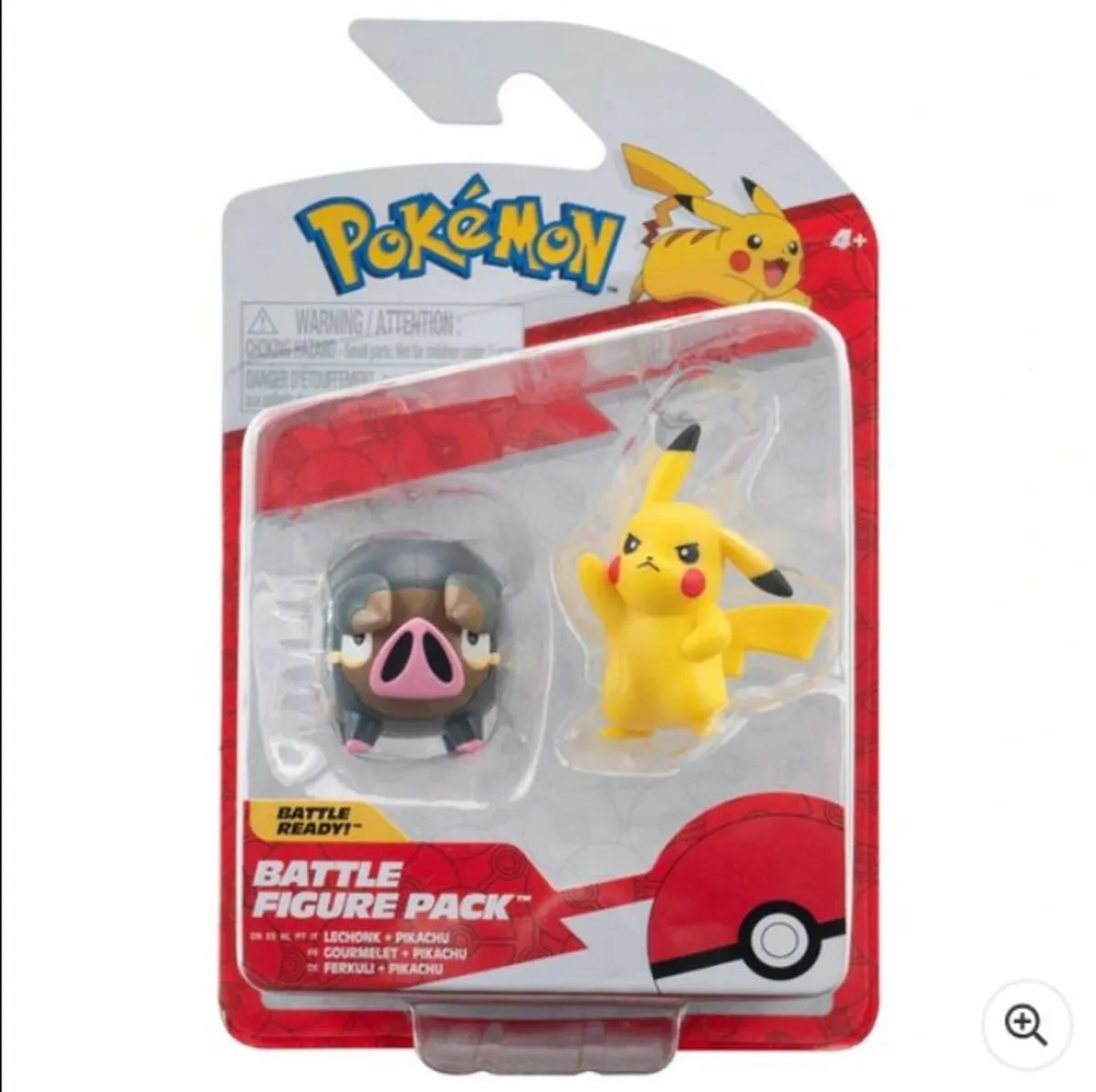 Pokémon Battle Figure 2 Pack (Pikachu & Lechonk) - Image 2