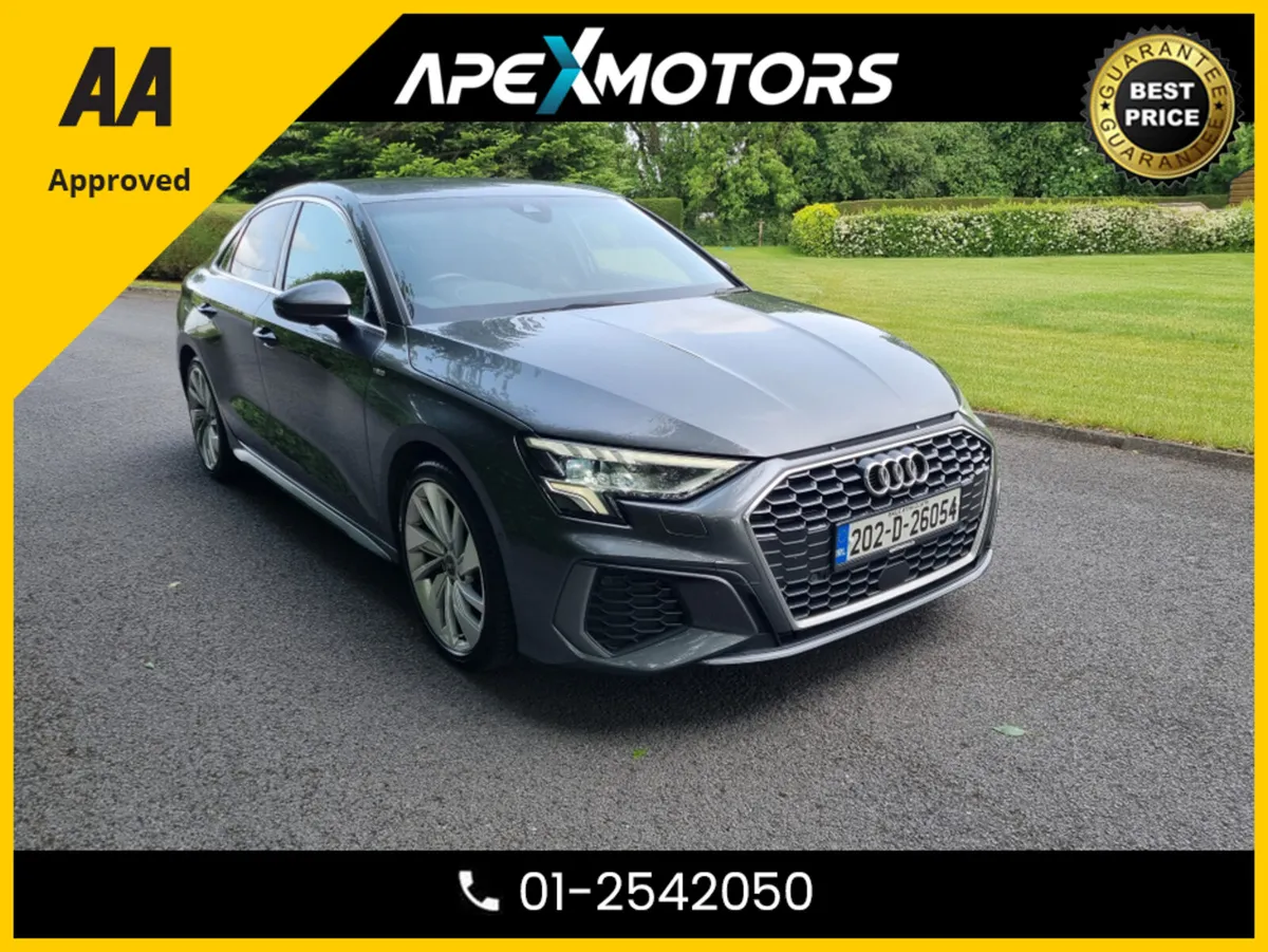 Audi A3 FINANCE ARRANGED * NEW MODEL S-LINE SALOON - Image 1