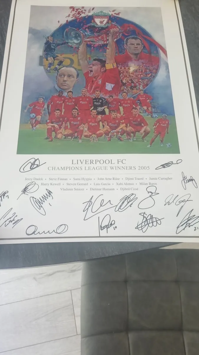 RARE signed champions 2005 winner pic