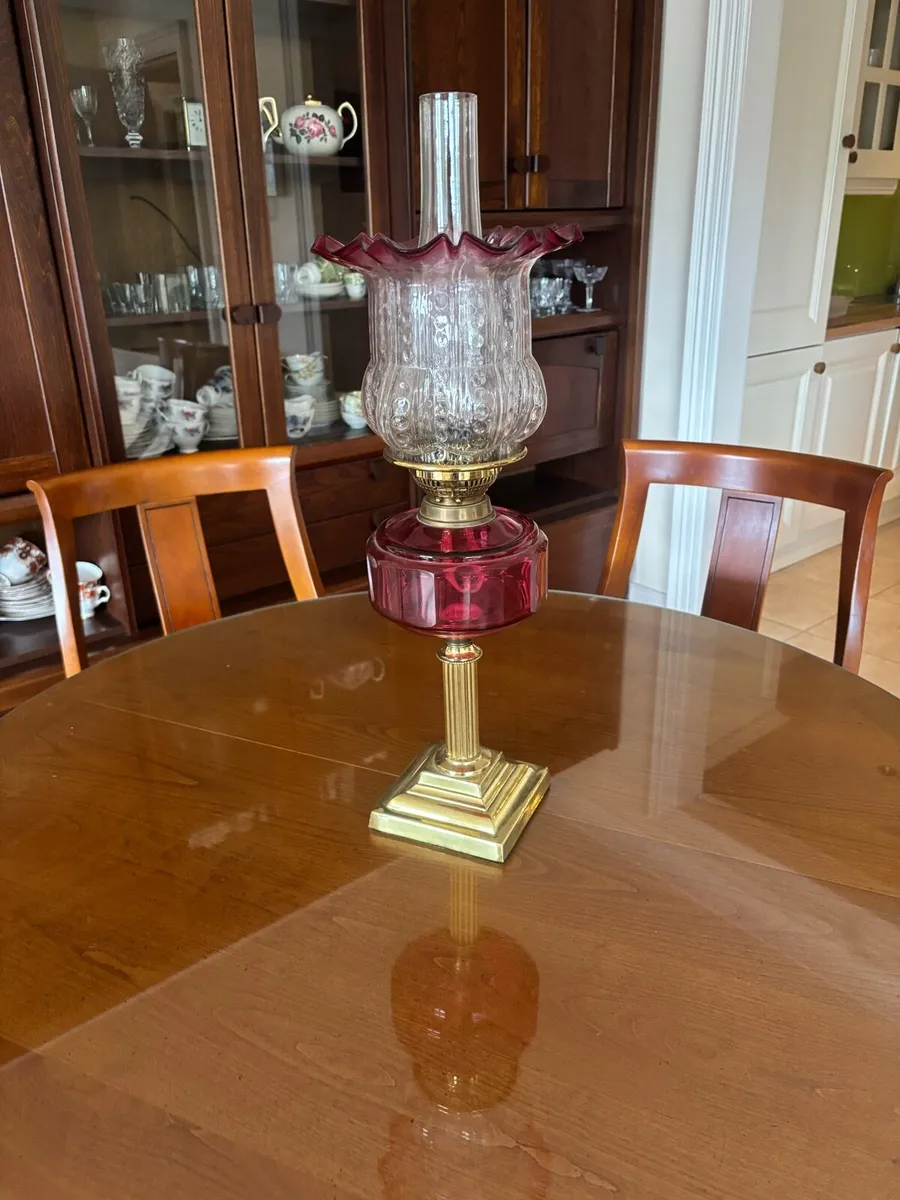 Antique brass lantern - Image 2