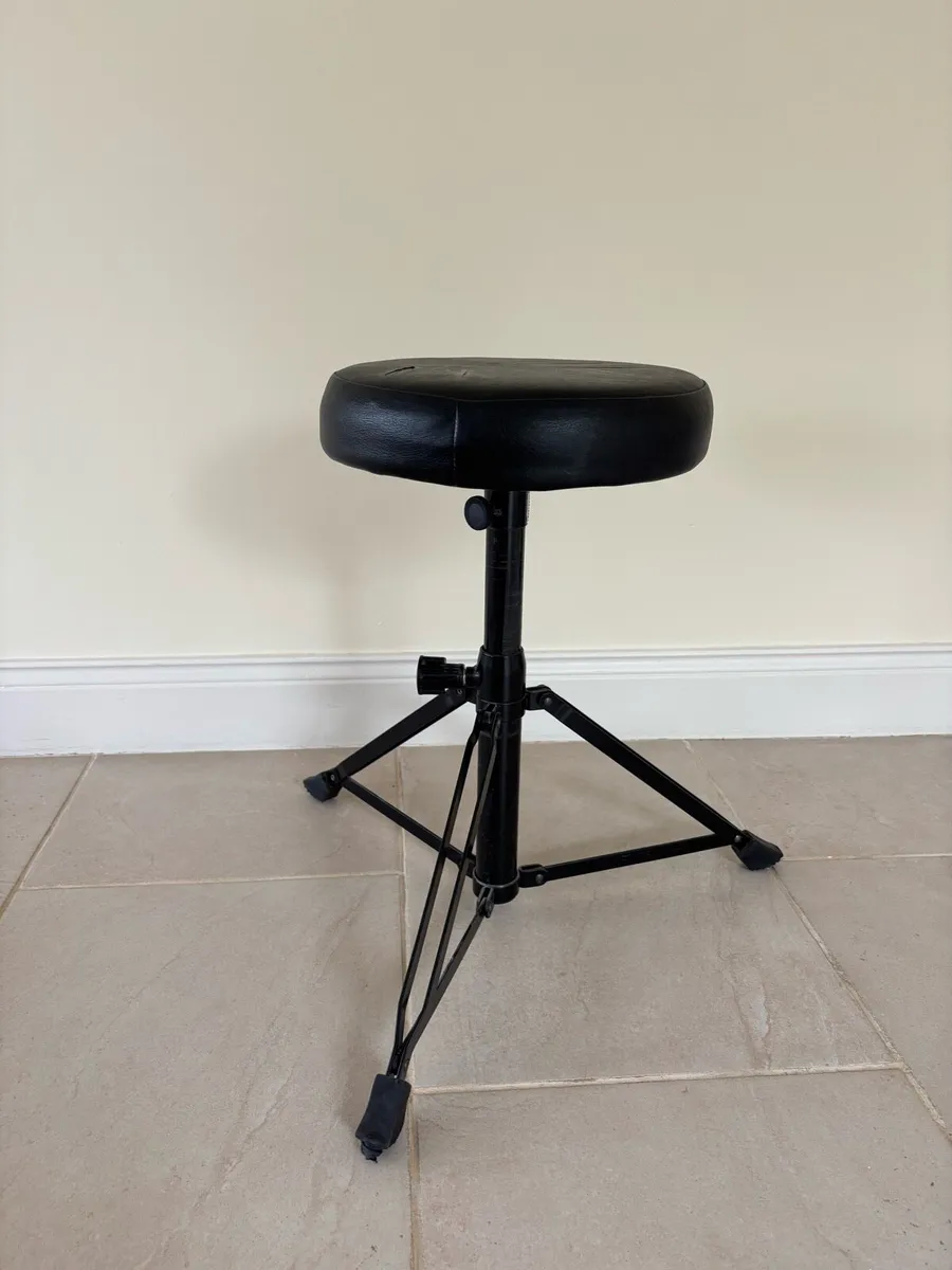 Musician’s Adjustable Drum Stool - Image 1