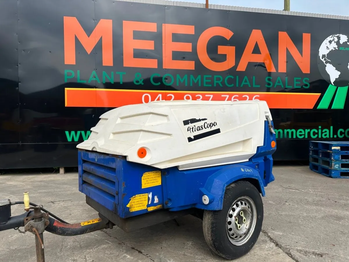 2014 atlas copco road compressor. - Image 1