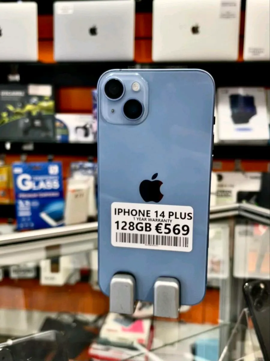 IPHONE 14 PLUS 128GB, 1YEAR WARRANTY,  UNLOCKED - Image 1
