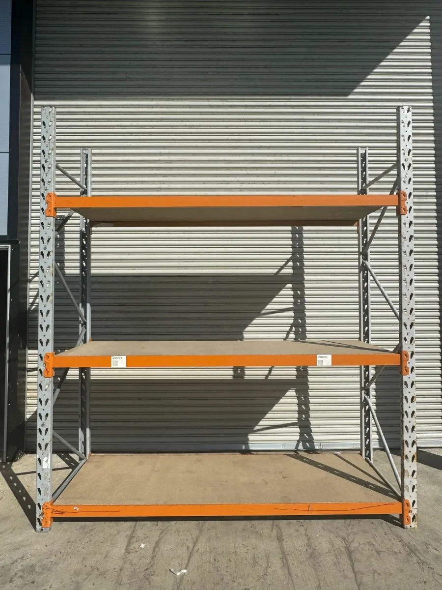 3 teir heavy duty longspan shelving - Image 2