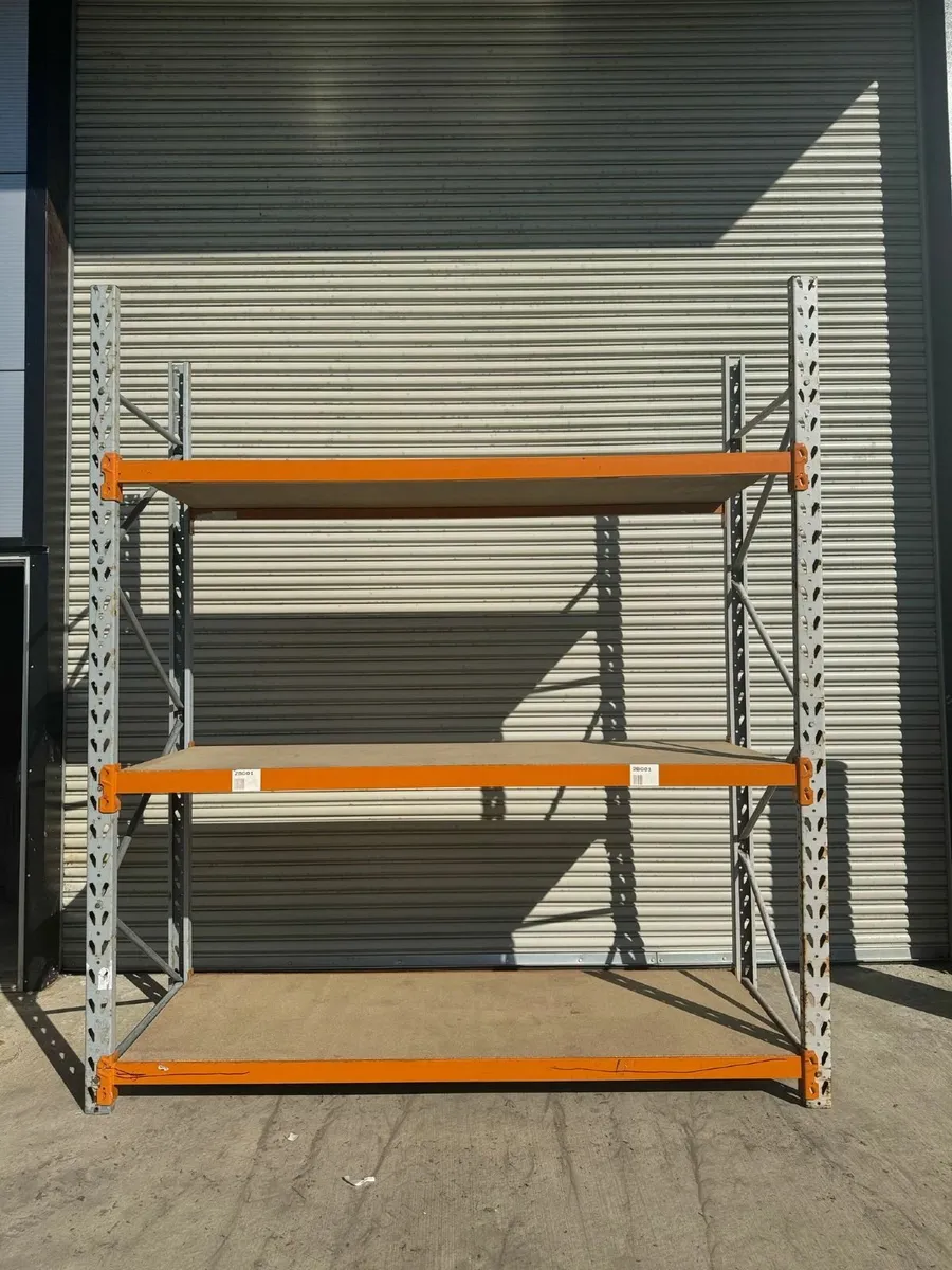 3 teir heavy duty longspan shelving - Image 4