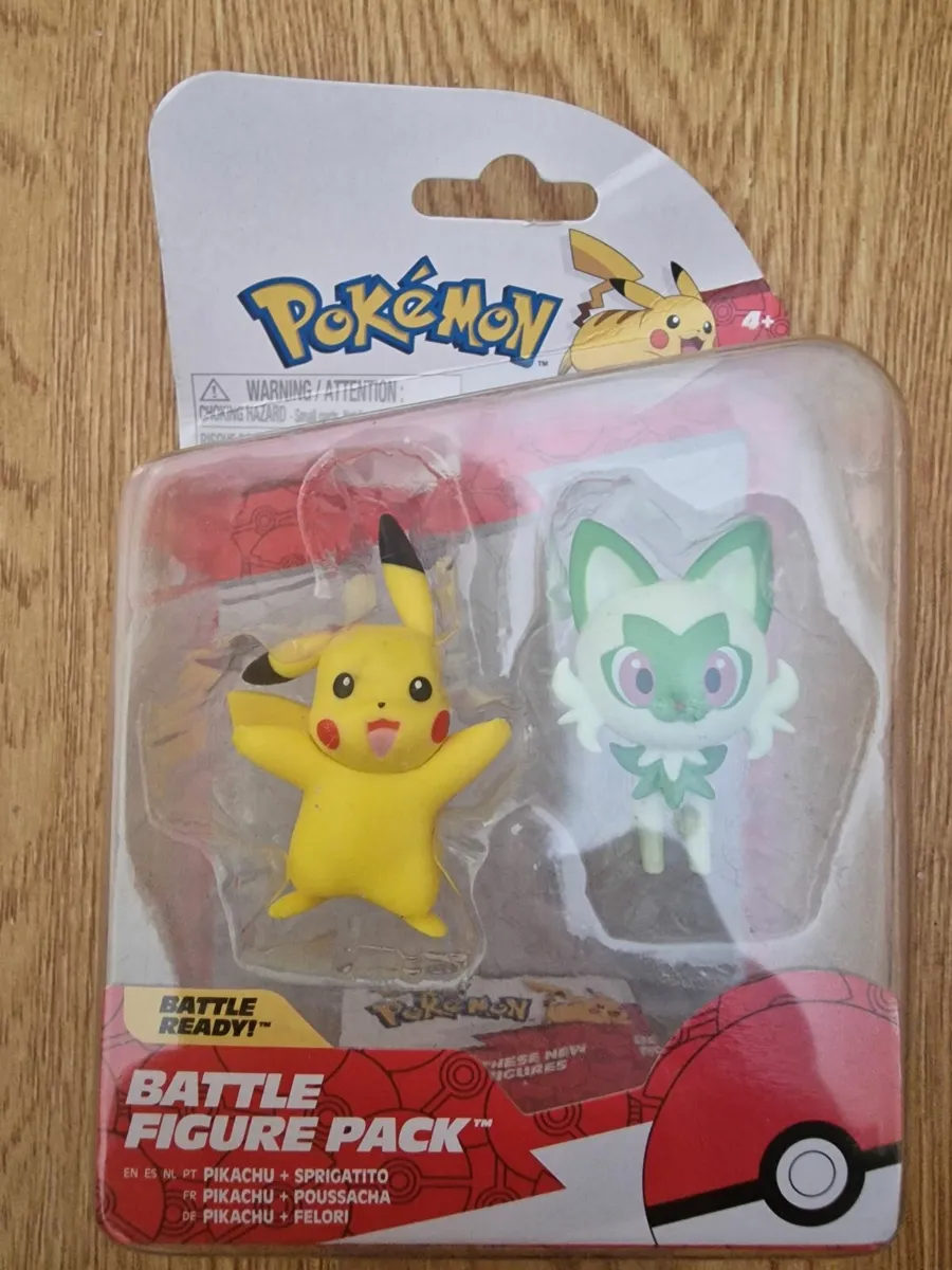 Pokémon 5cm Battle Figure 2-Pack - Sprigatito & Pi - Image 1