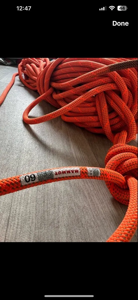 Climbing rope